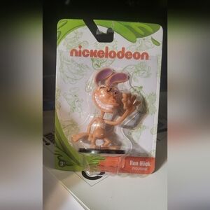 Vintage Nickelodeon Ren Höek Figurine – Ren & Stimpy Collectible Toy (Sealed)
